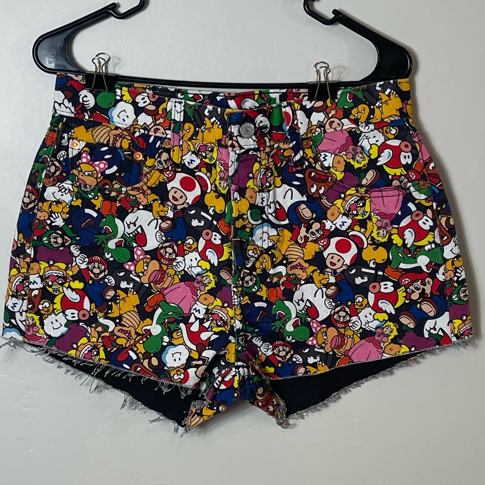 Super Mario Levi’s 501 Shorts Denim Size 29 Women’s
